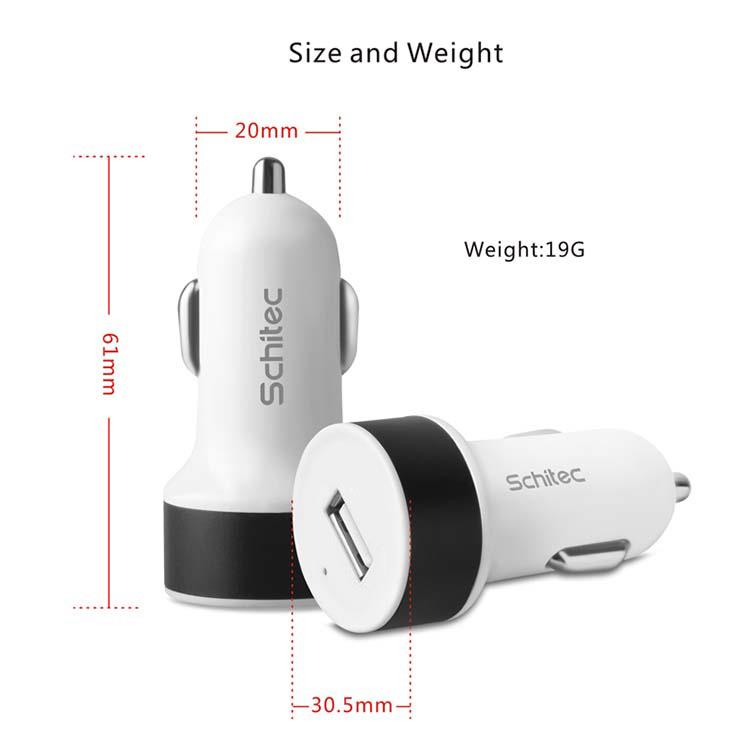 low price car charger 5V1A breathing light low price car charger 5V1A breathing light