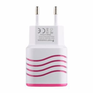 Snabbladdning 2-portars väggladdare för telefon